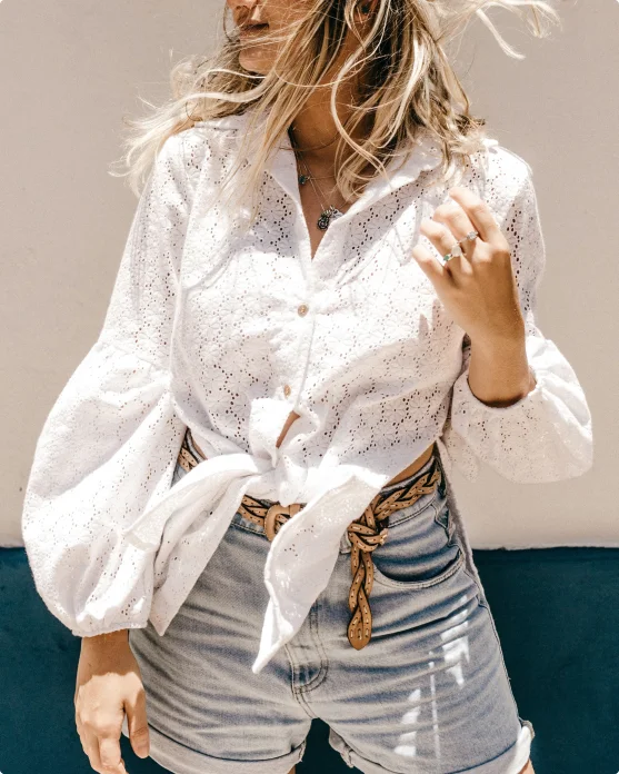 Блузка белаяS Белый